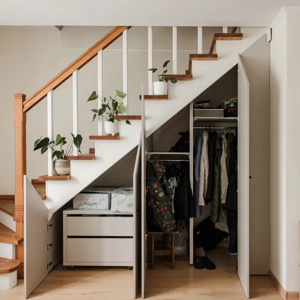 Шкаф под лестницу — заказать в Минске